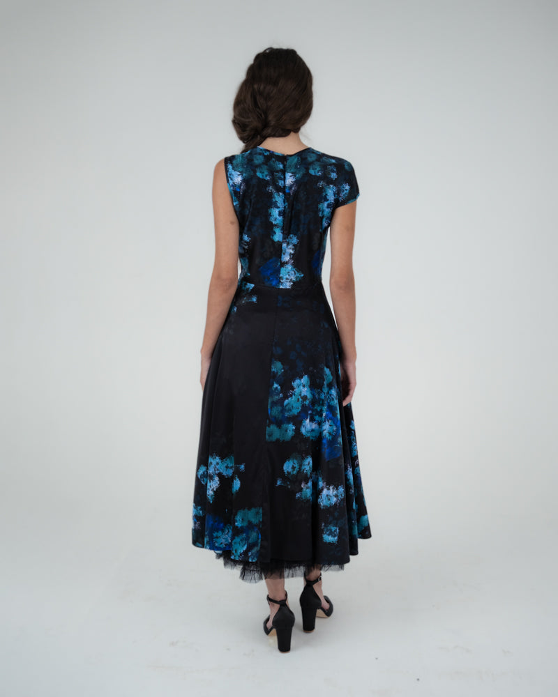 Aerial dress in Blurry Floral
