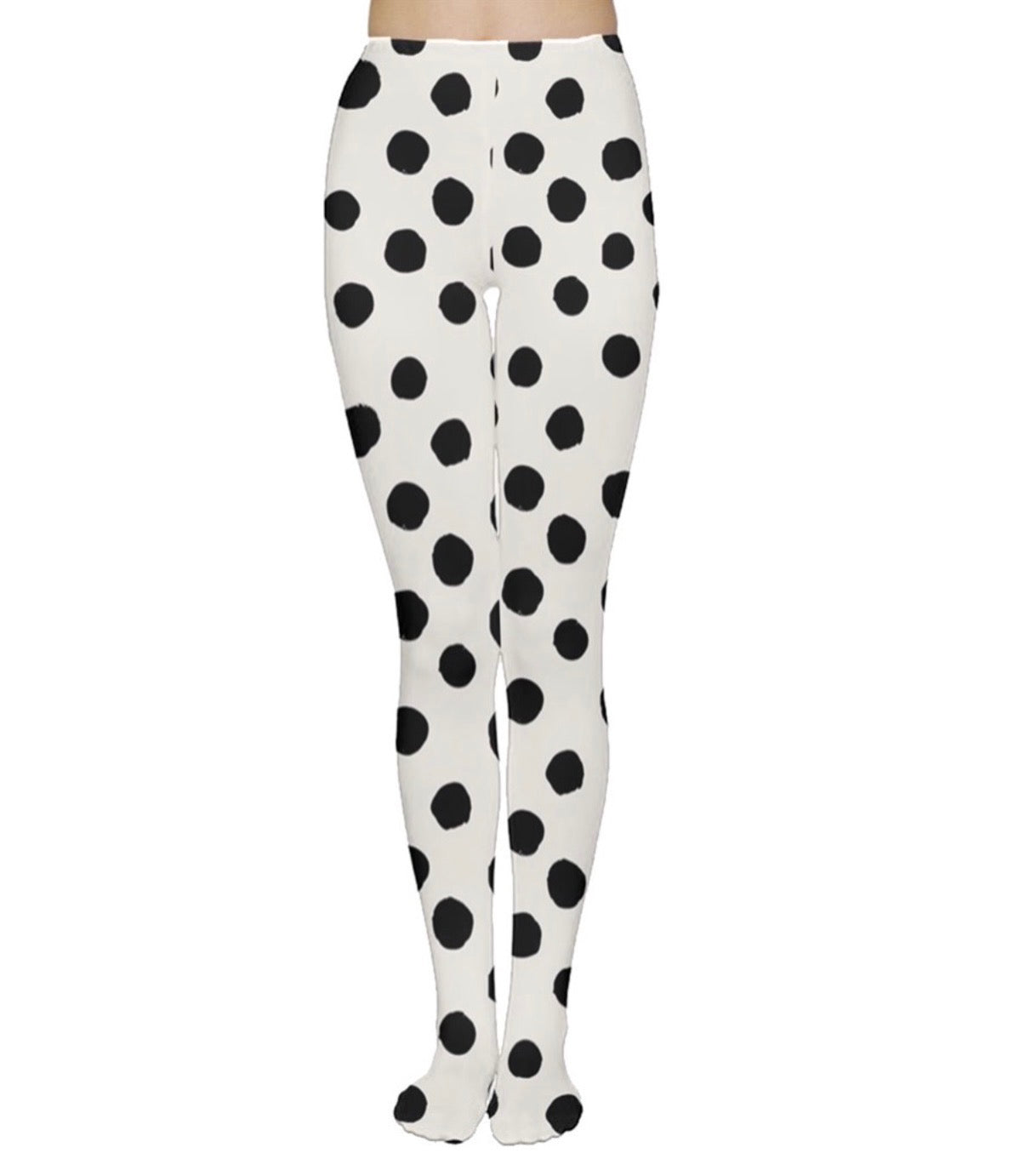 PAINTED POLKA DOT TIGHTS