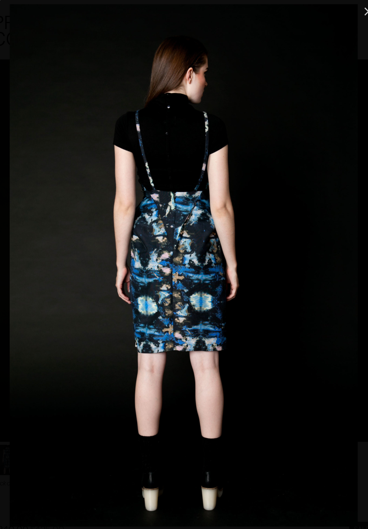 APRON COCKTAIL DRESS