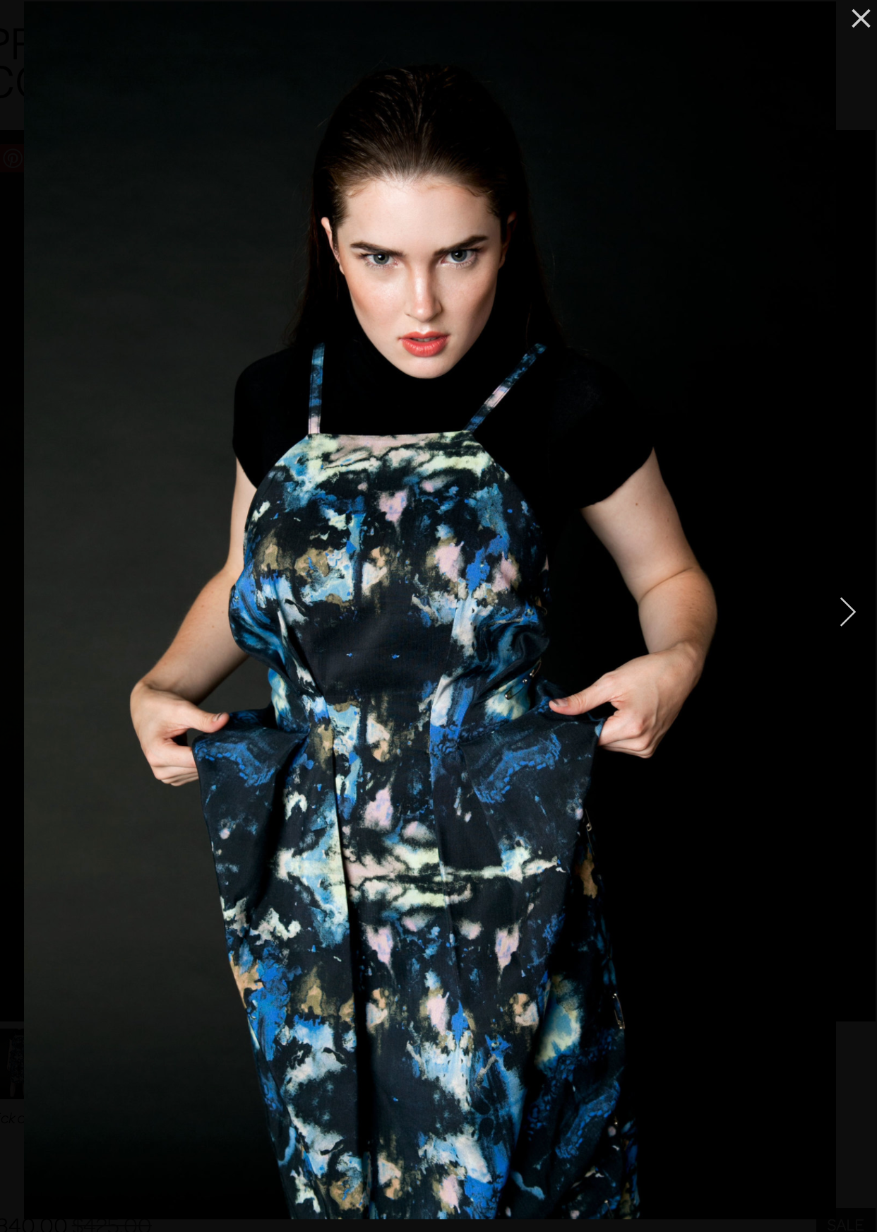 APRON COCKTAIL DRESS