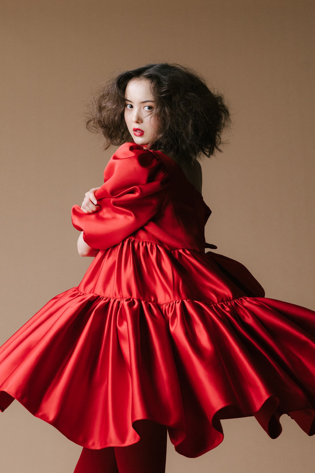 Godard Sculpture Ruffle Dress