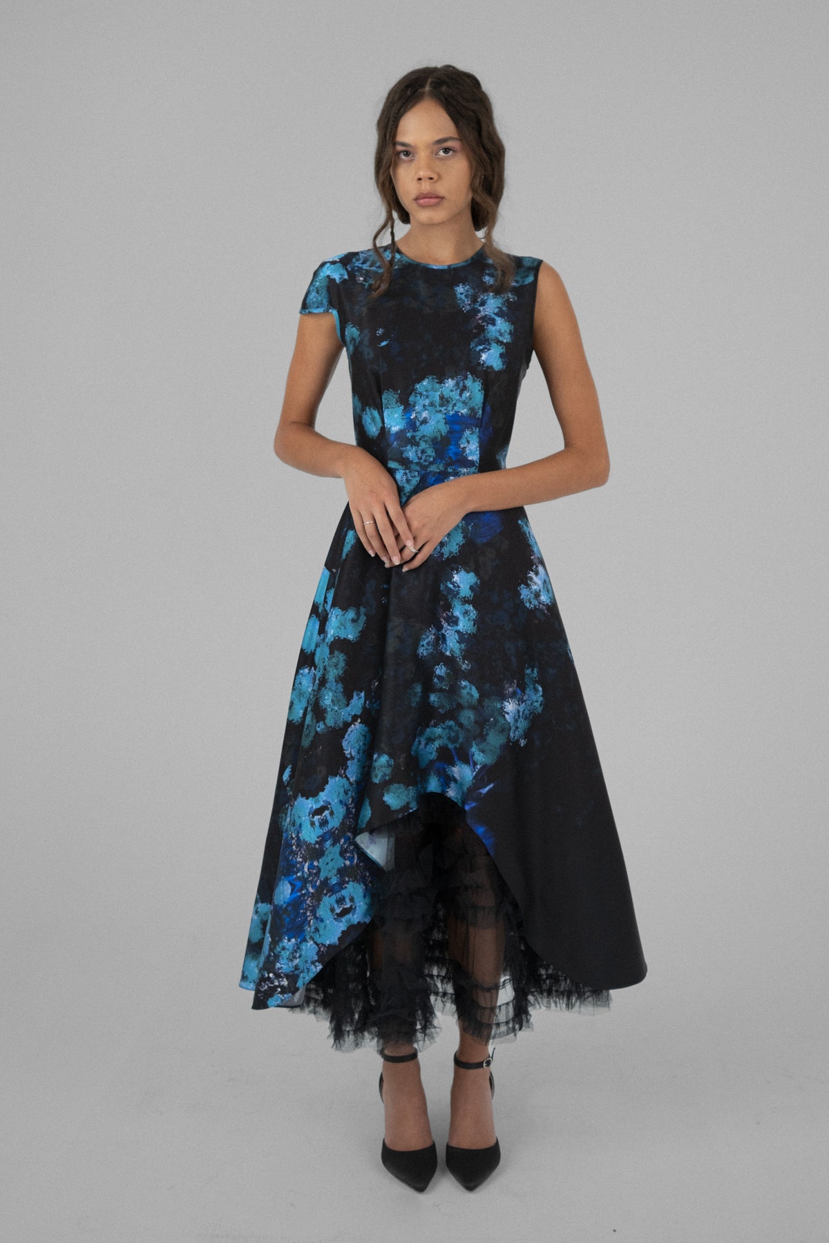 Noir Lily Midi Dress