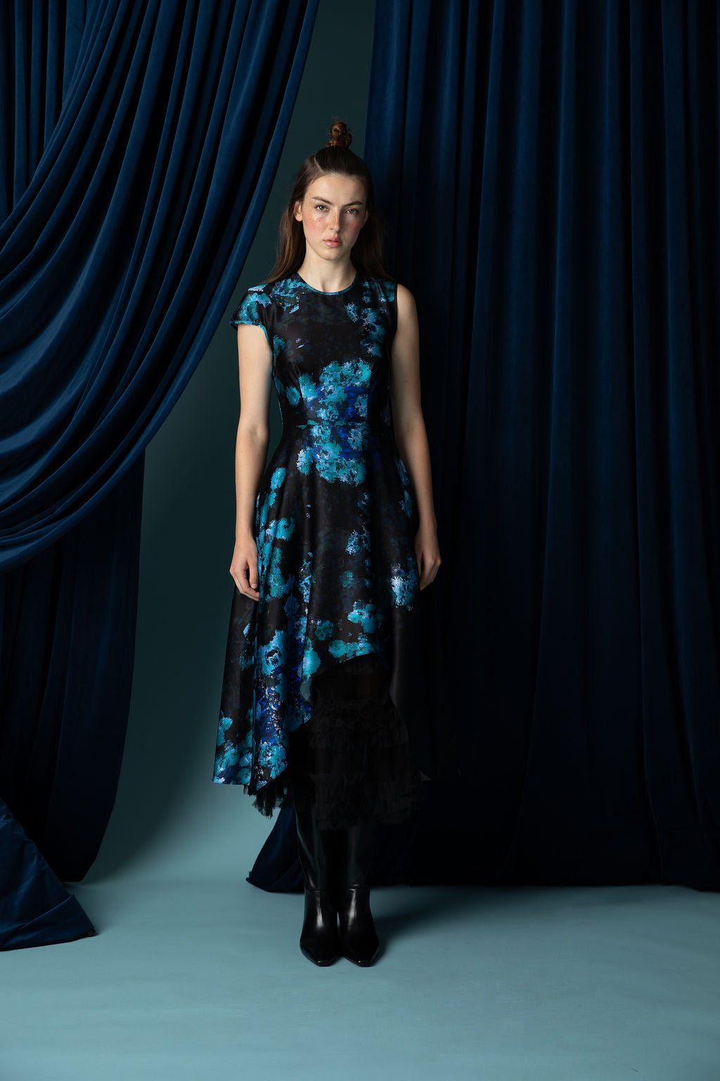 Noir Lily Midi Dress