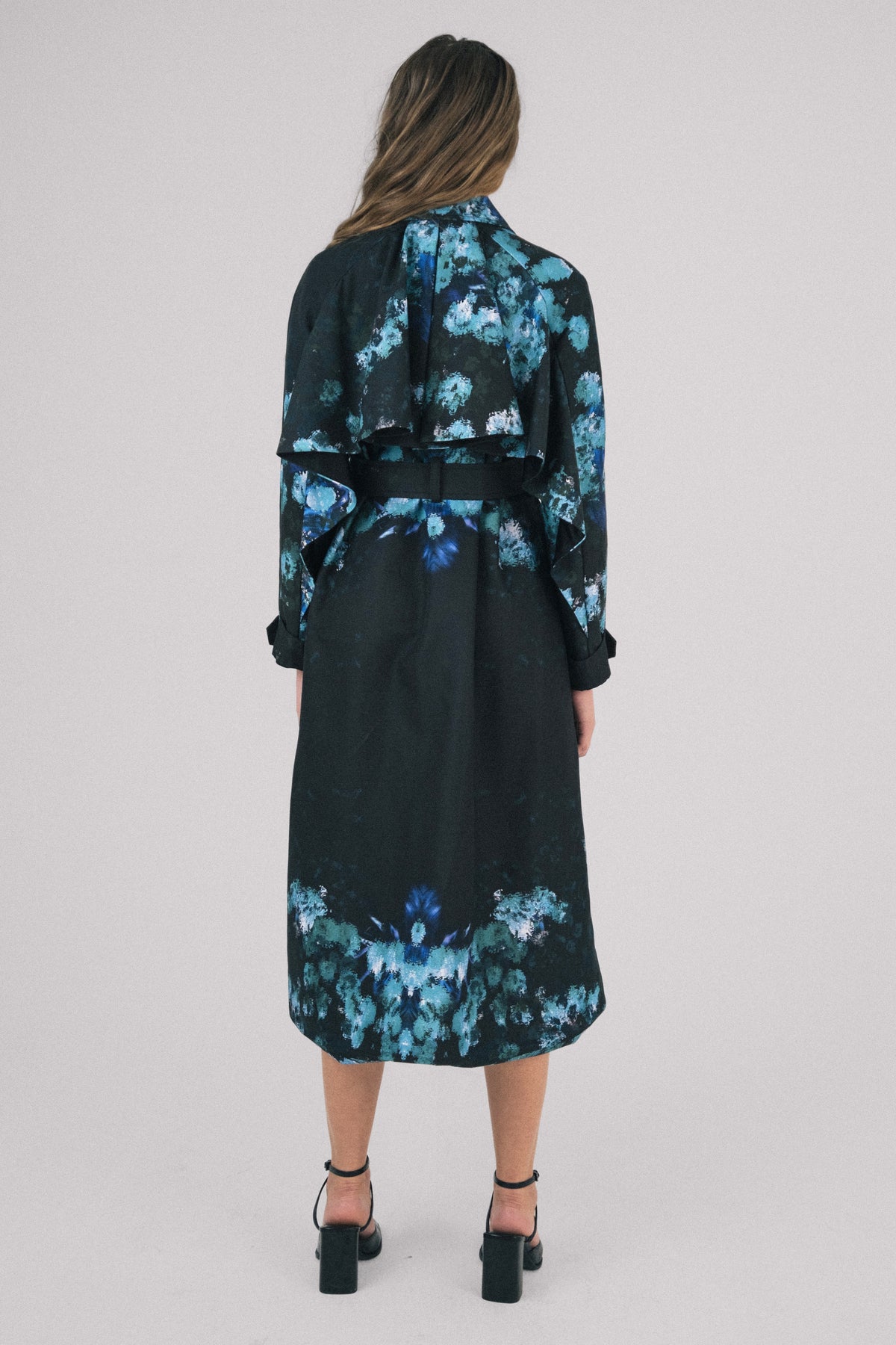 Ingrid Silk Painted Trench