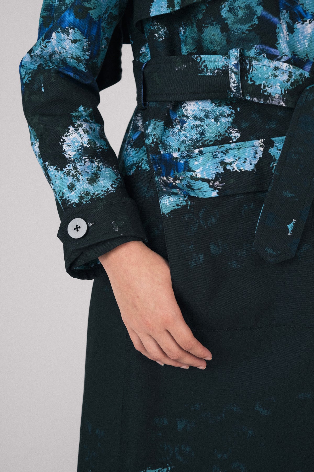 Ingrid Silk Painted Trench