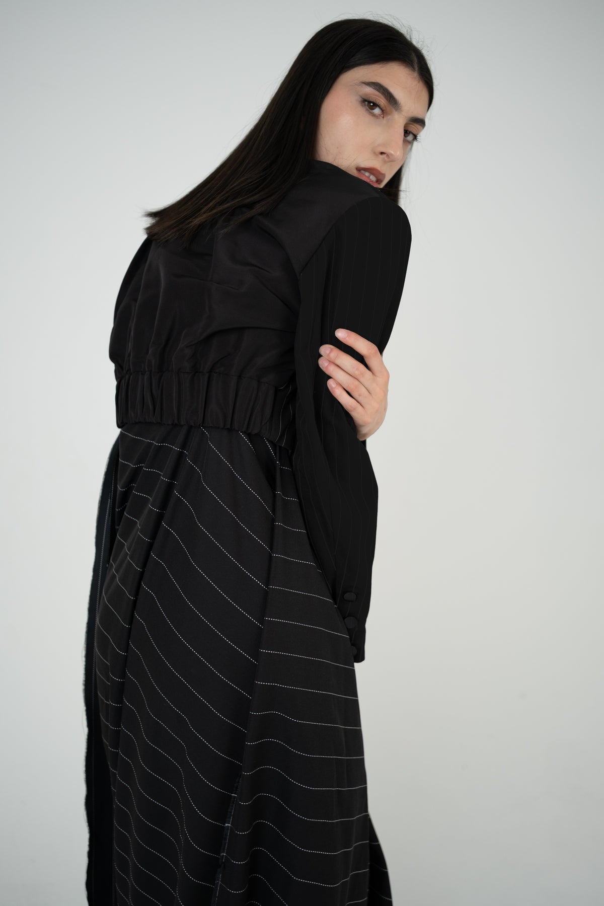 Amelia Cropped Bomber Blazer Jacket