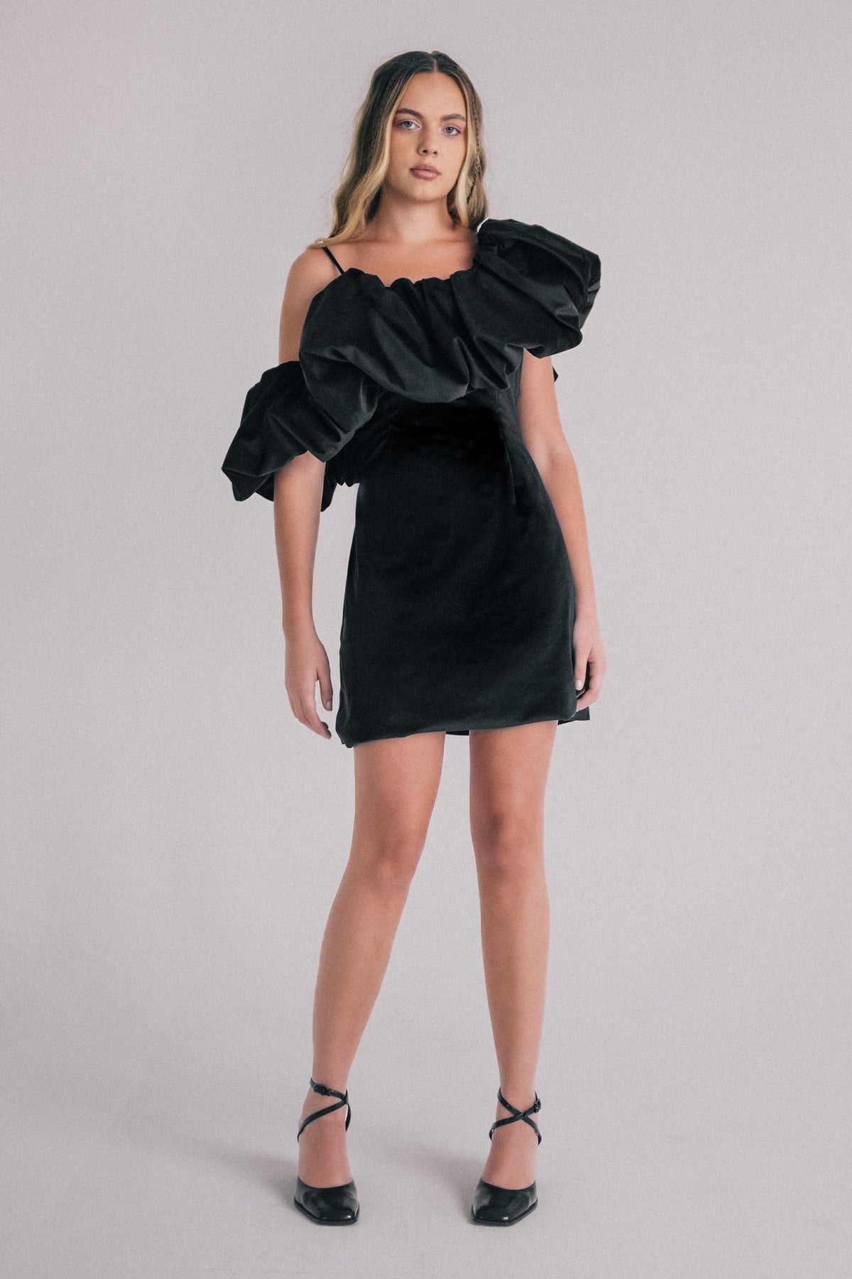 Lura Velvet Sash Dress