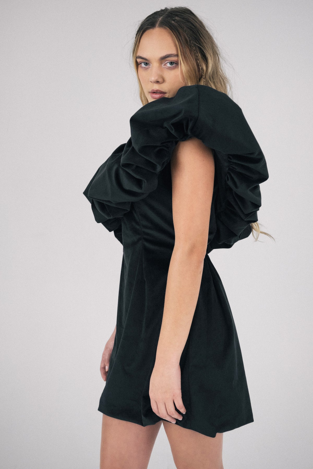 Lura Velvet Sash Dress