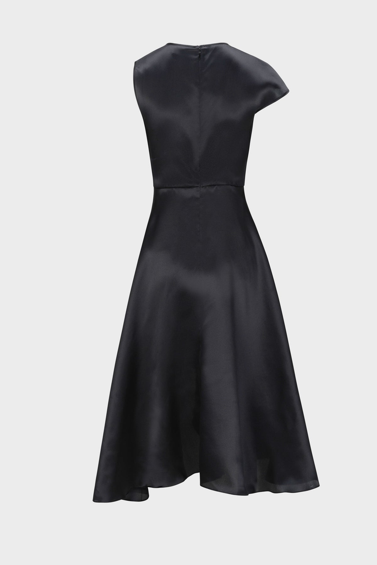 Noir Organza Midi Dress