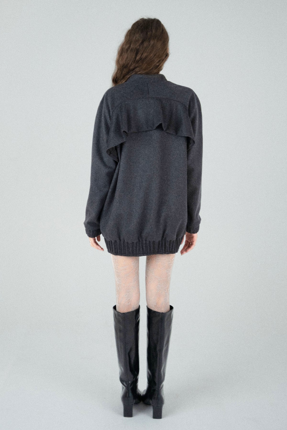 Alice Wool Bomber Mini Dress
