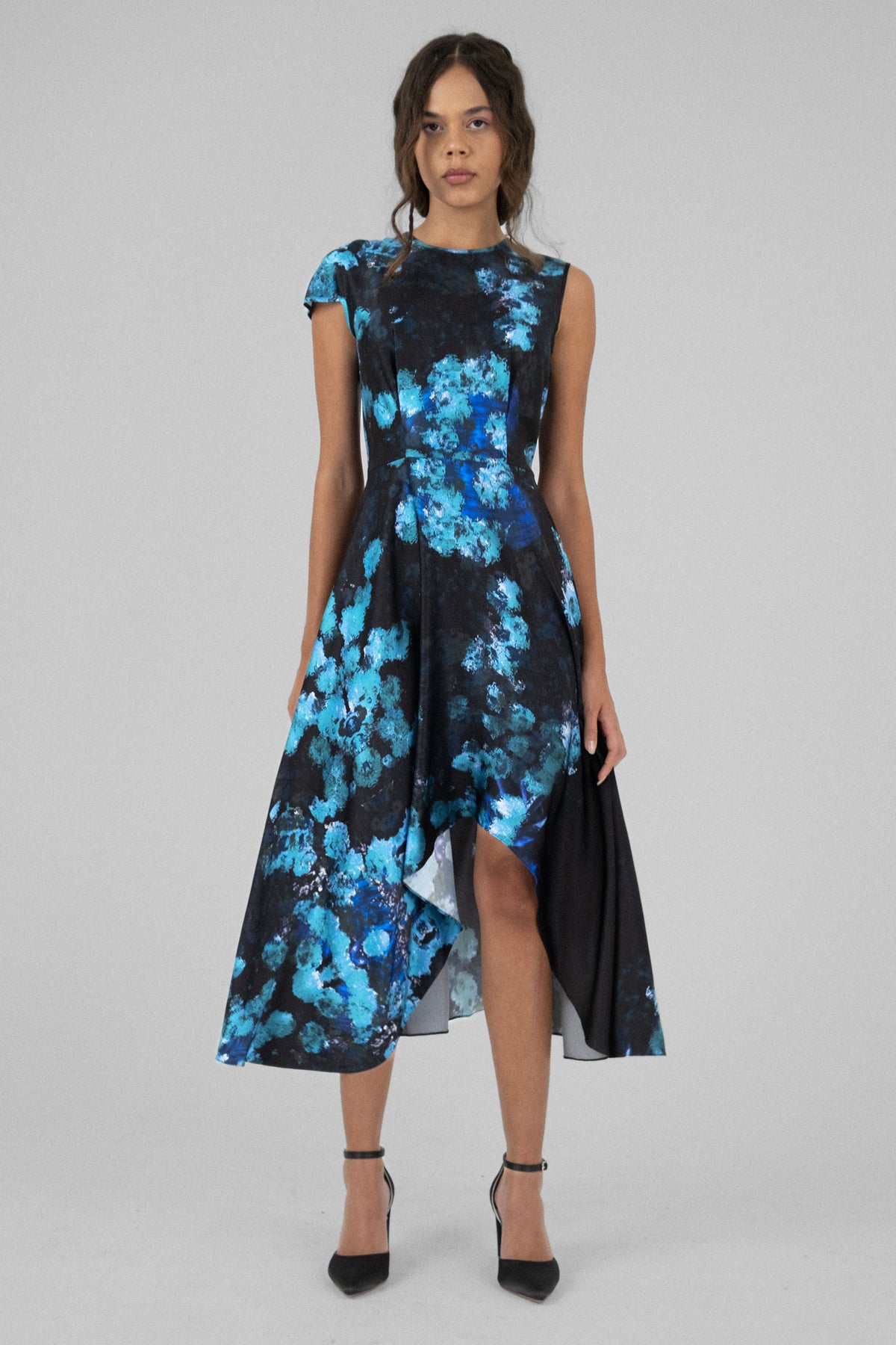 Noir Lily Midi Dress