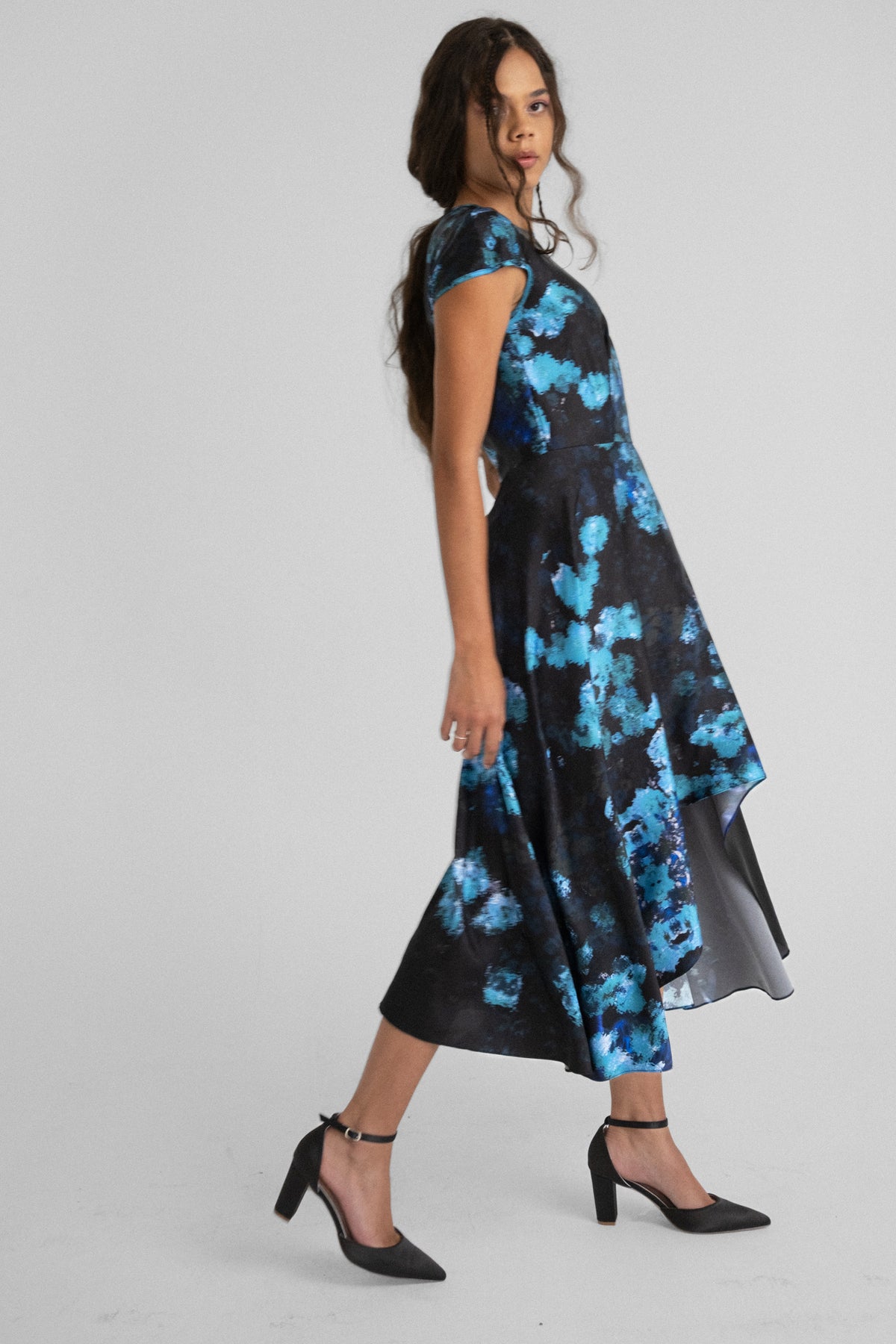 Noir Lily Midi Dress