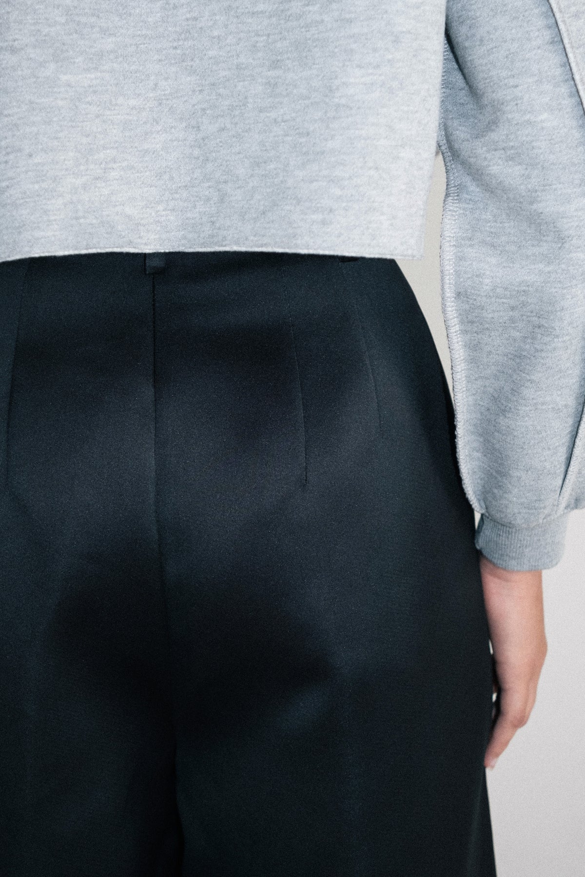 Eyre Satin Wide Legged Trouser