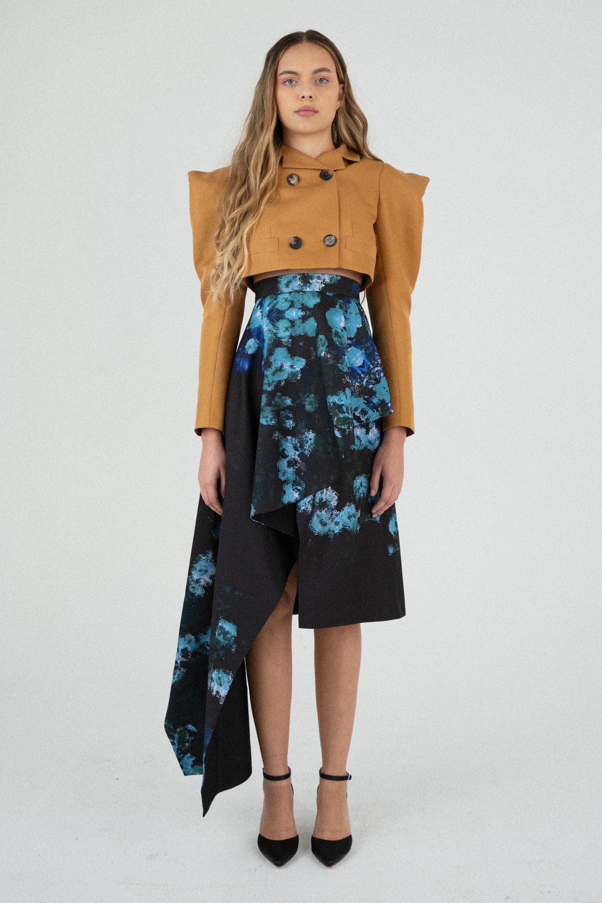 Nocturne Lily Draped Skirt