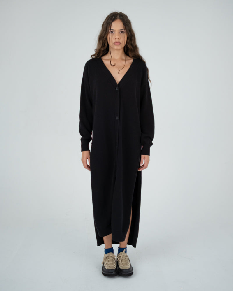 Long Cardigan in Black