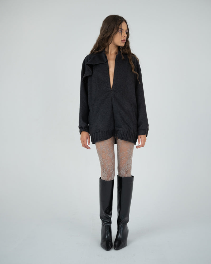 Everyday Bomber in Grey