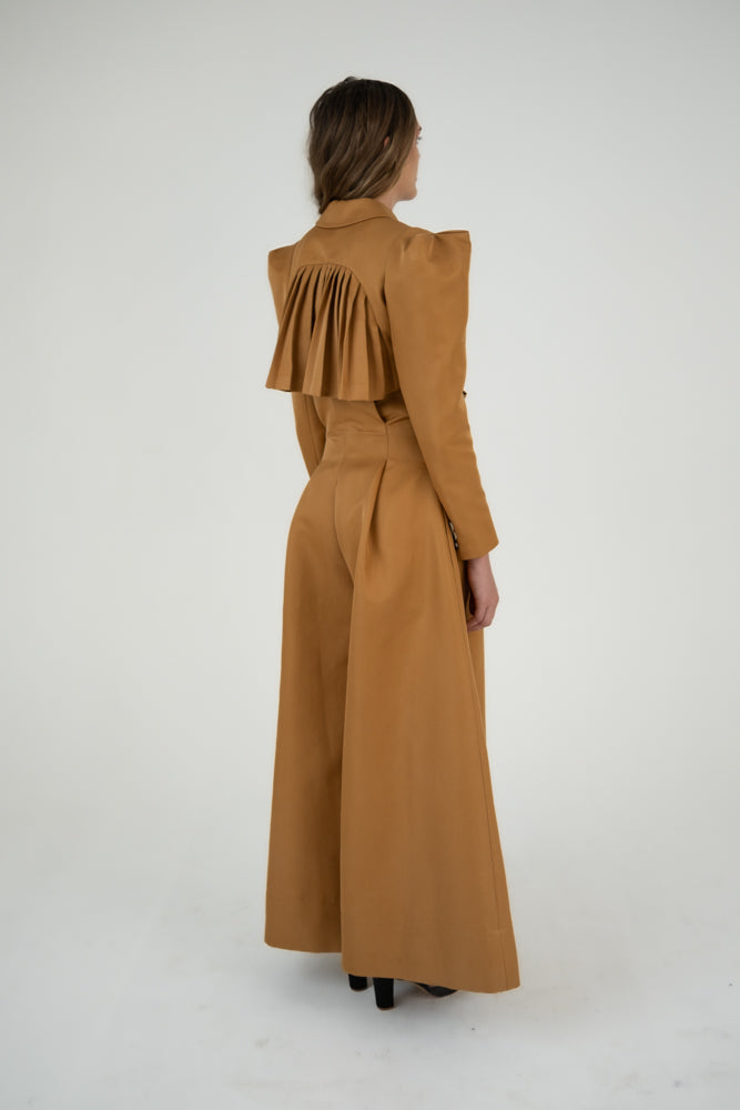 Double Breasted Jacked in Mustard