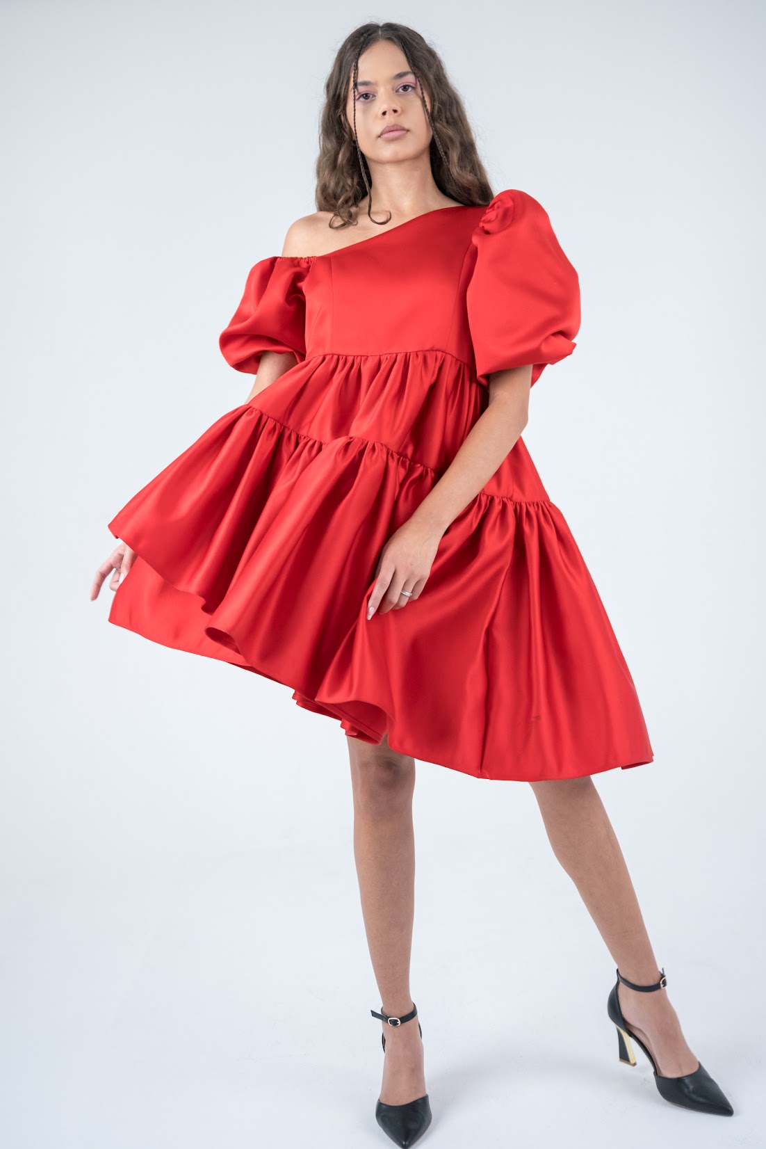 Godard Sculpture Ruffle Dress